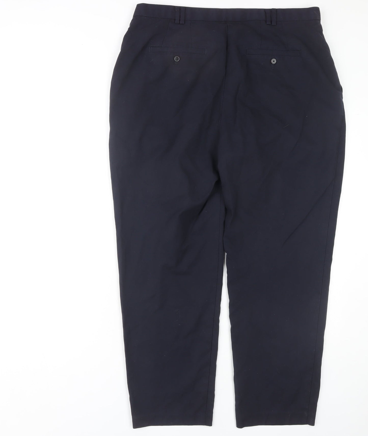 Womens UK Size 16 NEXT Regular Fit Dress Pants Black Trousers
