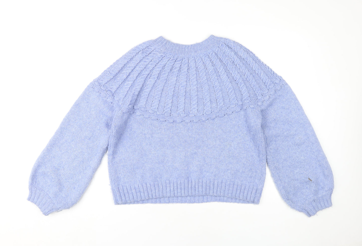 Womens UK Size L VERO MODA Blue Pullover Jumper