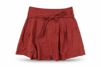 Womens UK Size 14 ASOS Red Pleated Skirt