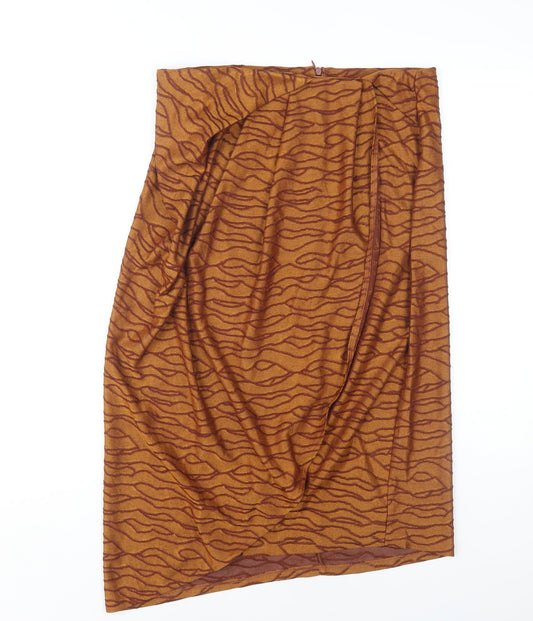 Womens UK Size L Zara Straight & Pencil Knit Skirt