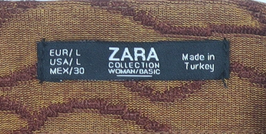 Womens UK Size L Zara Straight & Pencil Knit Skirt