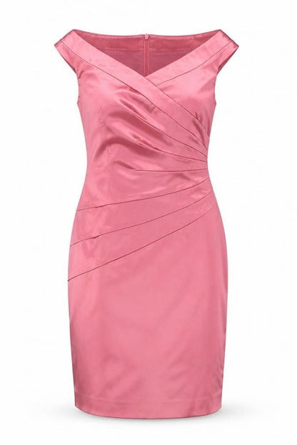 Coast Women's Pink Off the Shoulder Sheath Dress - Size 12