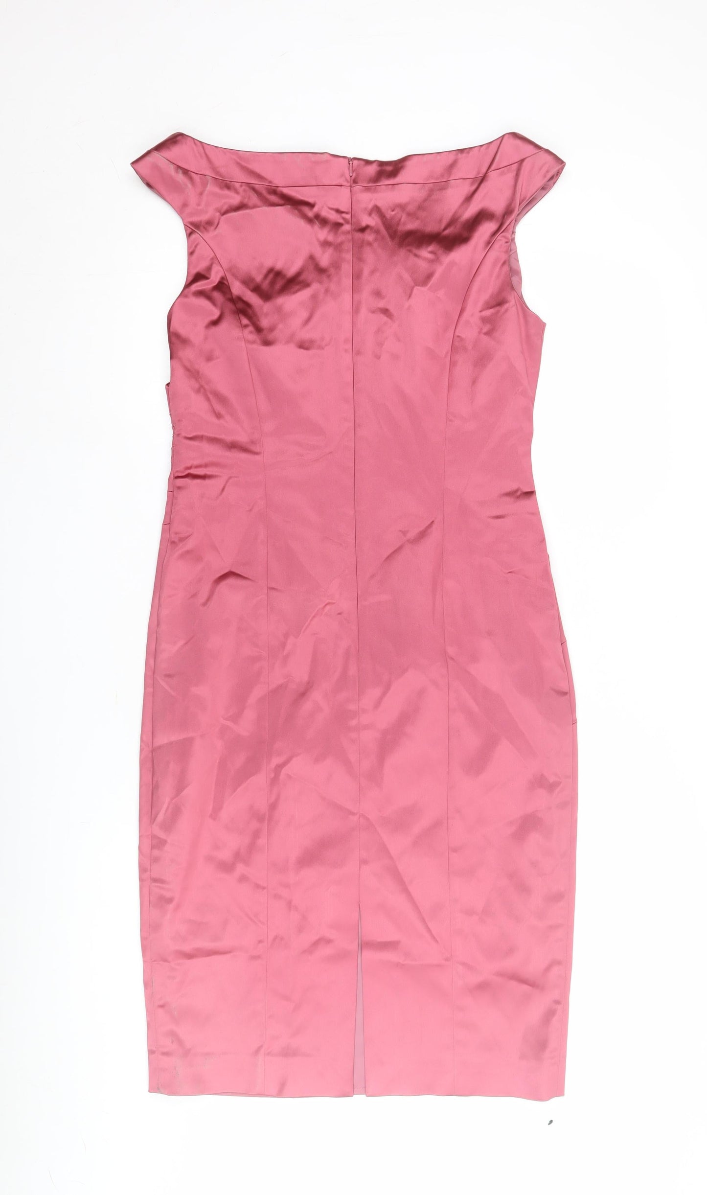 Coast Women's Pink Off the Shoulder Sheath Dress - Size 12