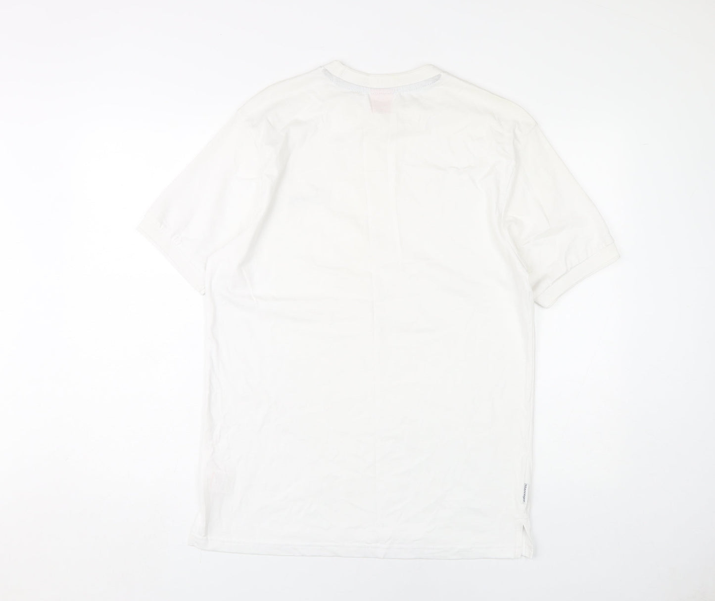 Slazenger Men's White S T-Shirt, Short Sleeve, Crew Neck