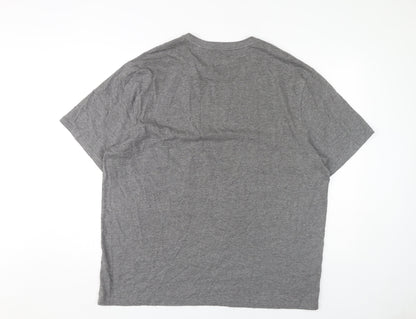 Next Men's Grey Graphic Print 2XL T-Shirt
