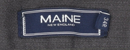 Maine New England Men's Grey Straight Jeans, Size 34