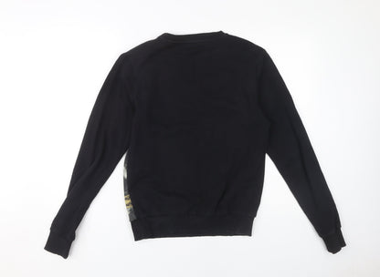 Twisted Soul Men's Black Graphic Print Pullover