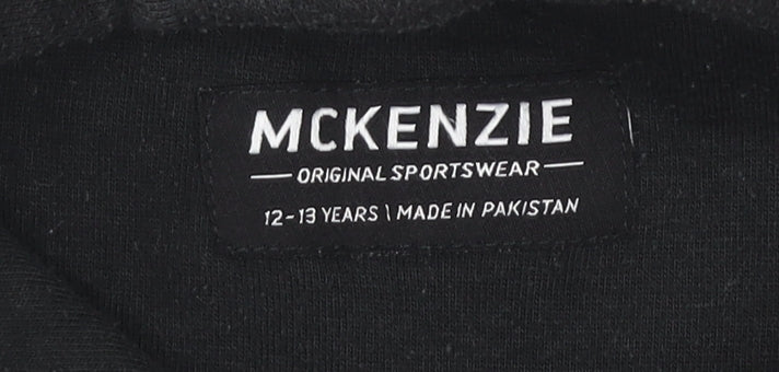 McKenzie Boys Black Pullover Hoodie 12-13 Years