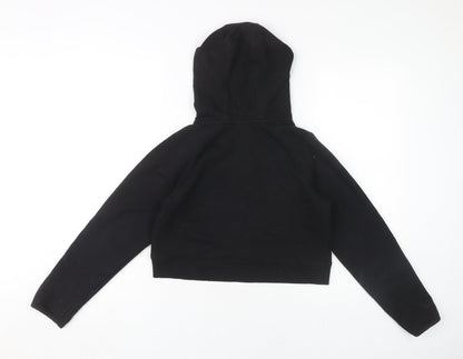 USA Pro Girls Black Pullover Hoodie 11-12 Years