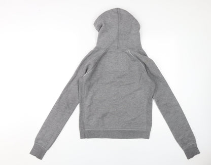 Abercrombie & Fitch Women's Grey Pullover Hoodie Medium