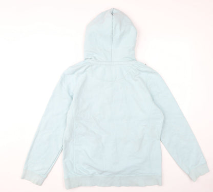 Womens UK Size 12 Fat Face Blue Pullover Hoodie