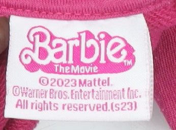 Barbie Pink Women's Logo Sweatshirt, Size S