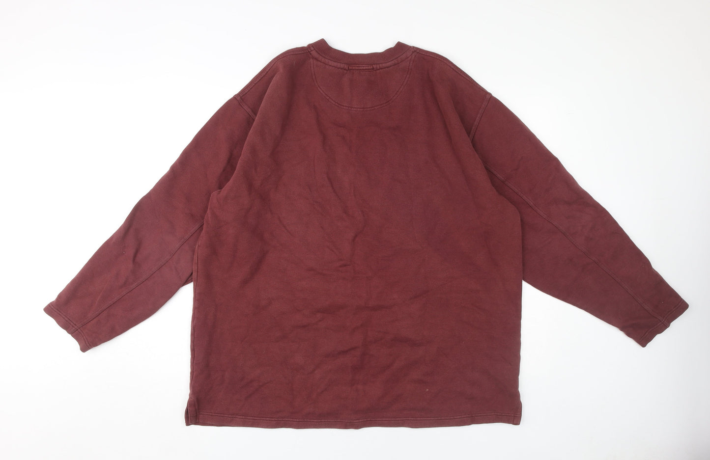 Mens UK Size L Debenhams Red Pullover Sweatshirt