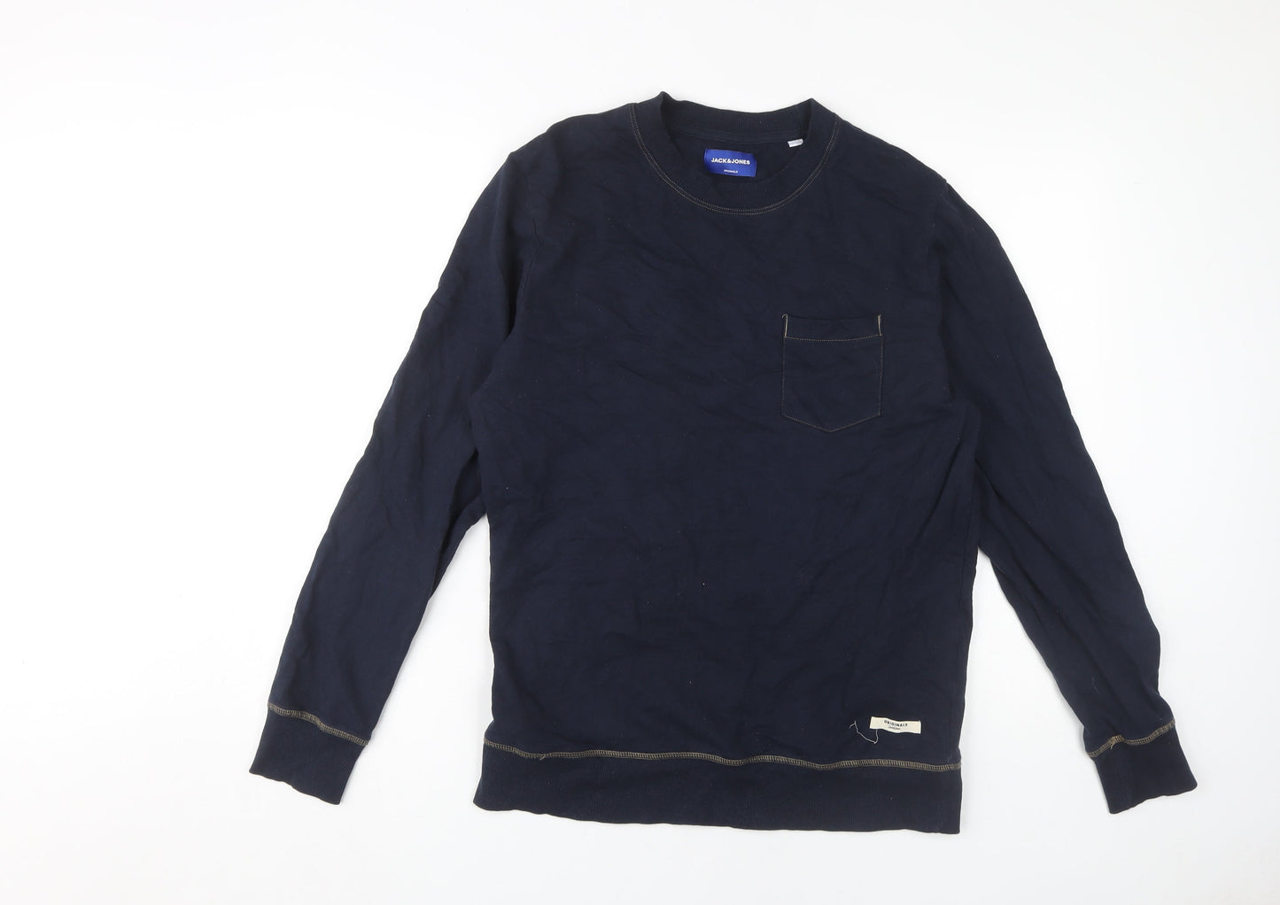 Mens UK Size L JACK & JONES Blue  T-Shirt