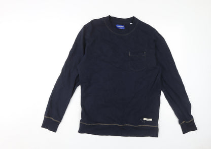Mens UK Size L JACK & JONES Blue  T-Shirt