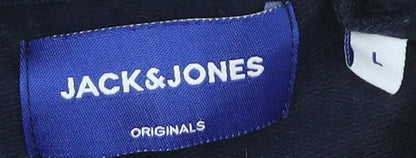 Mens UK Size L JACK & JONES Blue  T-Shirt