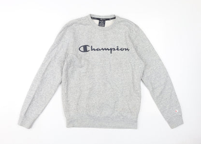 Mens UK Size S Champion Grey Pullover Sweatshirt