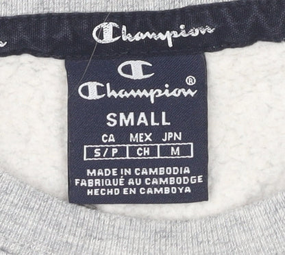 Mens UK Size S Champion Grey Pullover Sweatshirt