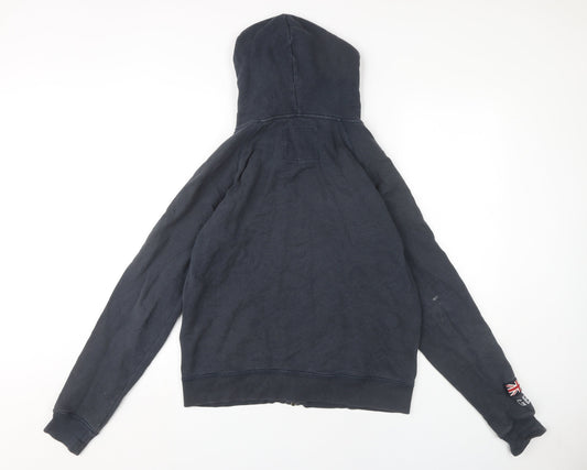 Womens UK Size 14 Jack Wills Blue Full Zip Hoodie