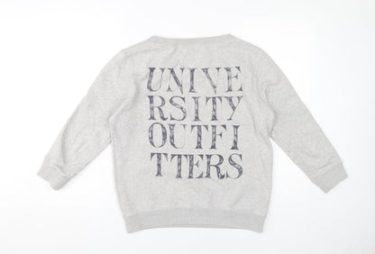 Womens UK Size 10 Jack Wills Grey Pullover Sweatshirt