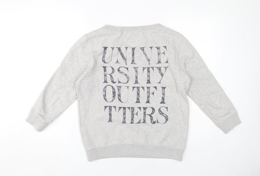 Womens UK Size 10 Jack Wills Grey Pullover Sweatshirt