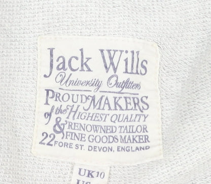 Womens UK Size 10 Jack Wills Grey Pullover Sweatshirt