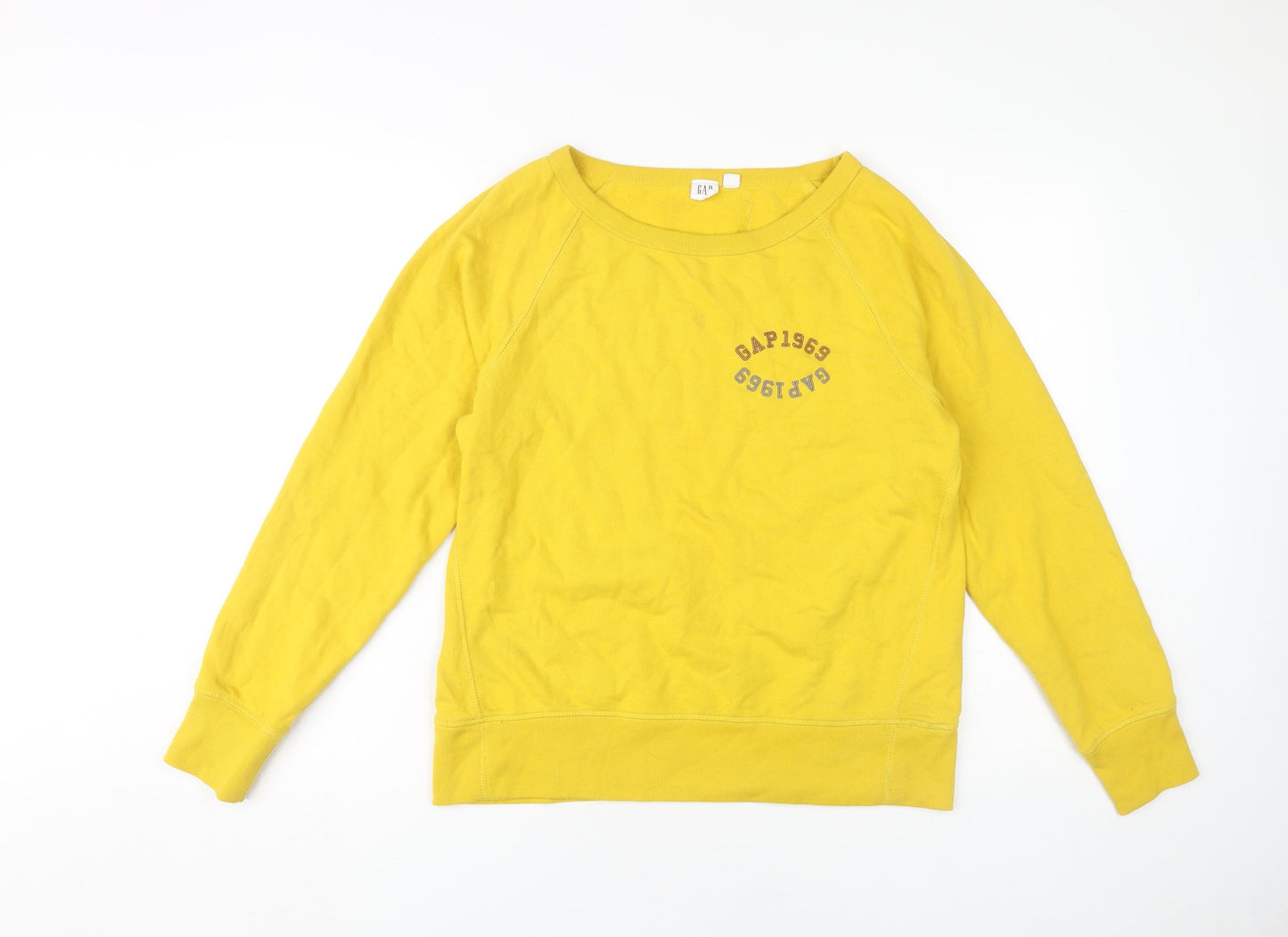 GAP Women's Yellow Pullover Sweatshirt M