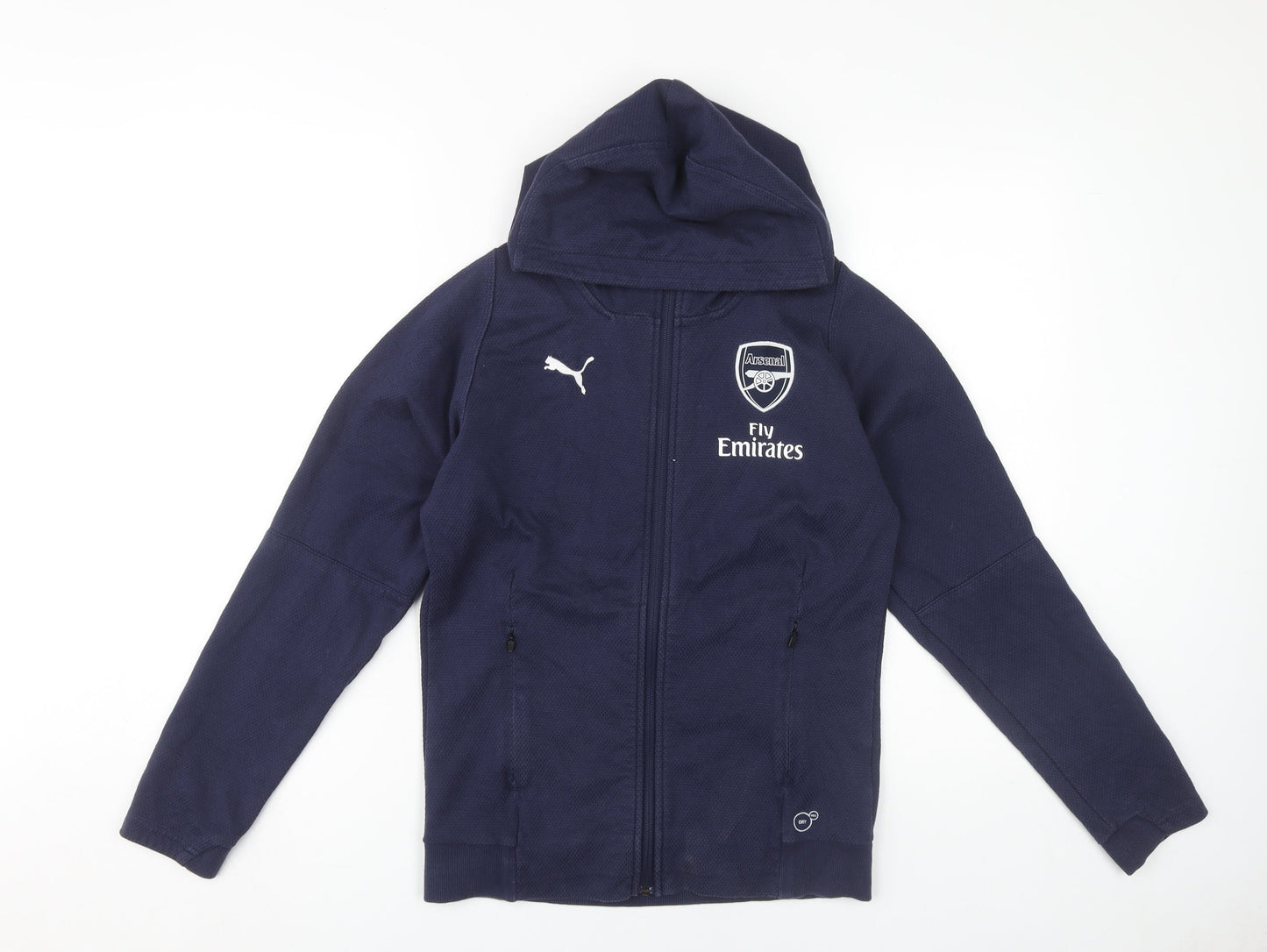 Puma Blue Unisex Full Zip Hoodie Size 10