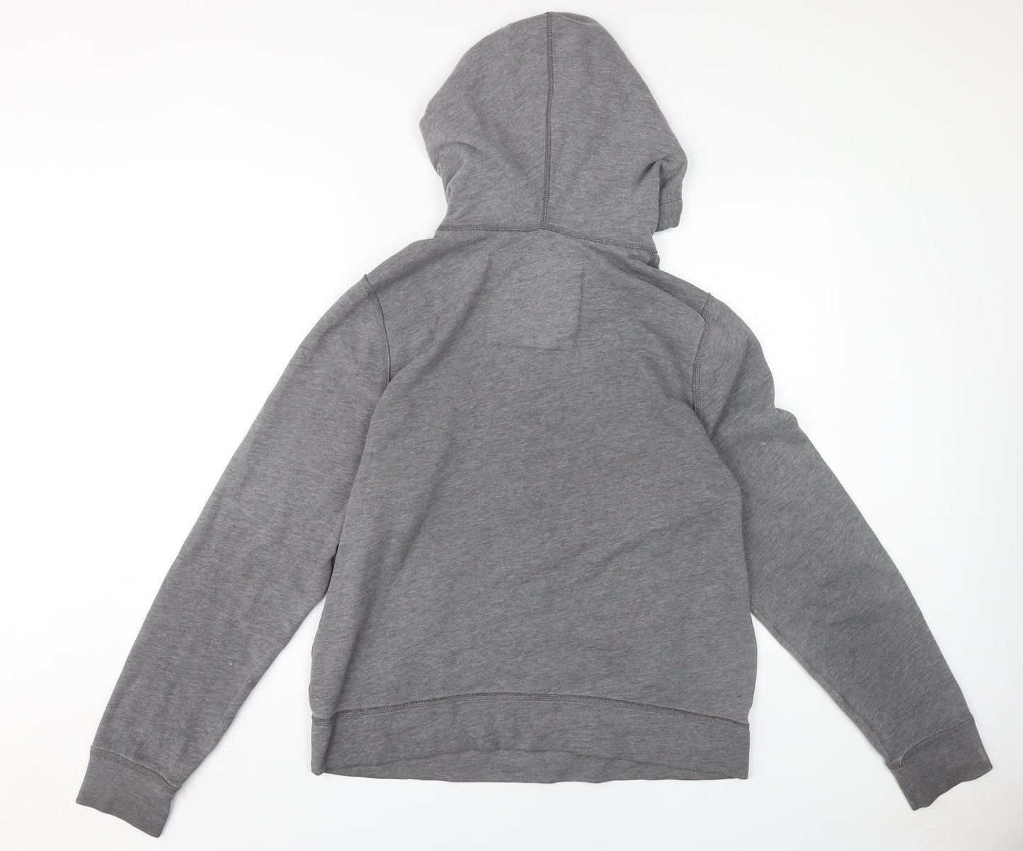 Hollister Women’s Grey Hoodie M - Casual Crew Neck Fleece