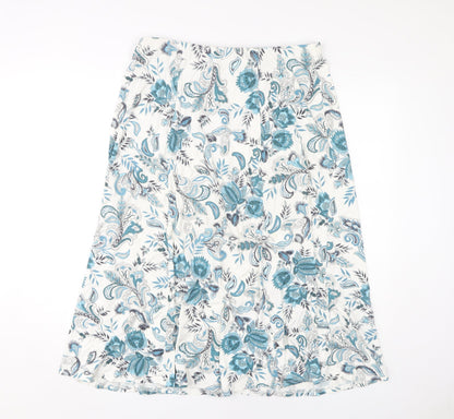 Eastex Women's Floral Midi Skirt, Size 16, Multicoloured