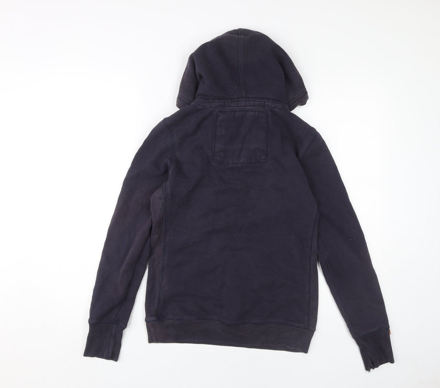 Superdry Women's Purple Hoodie, Size S, Cotton Blend, Logo