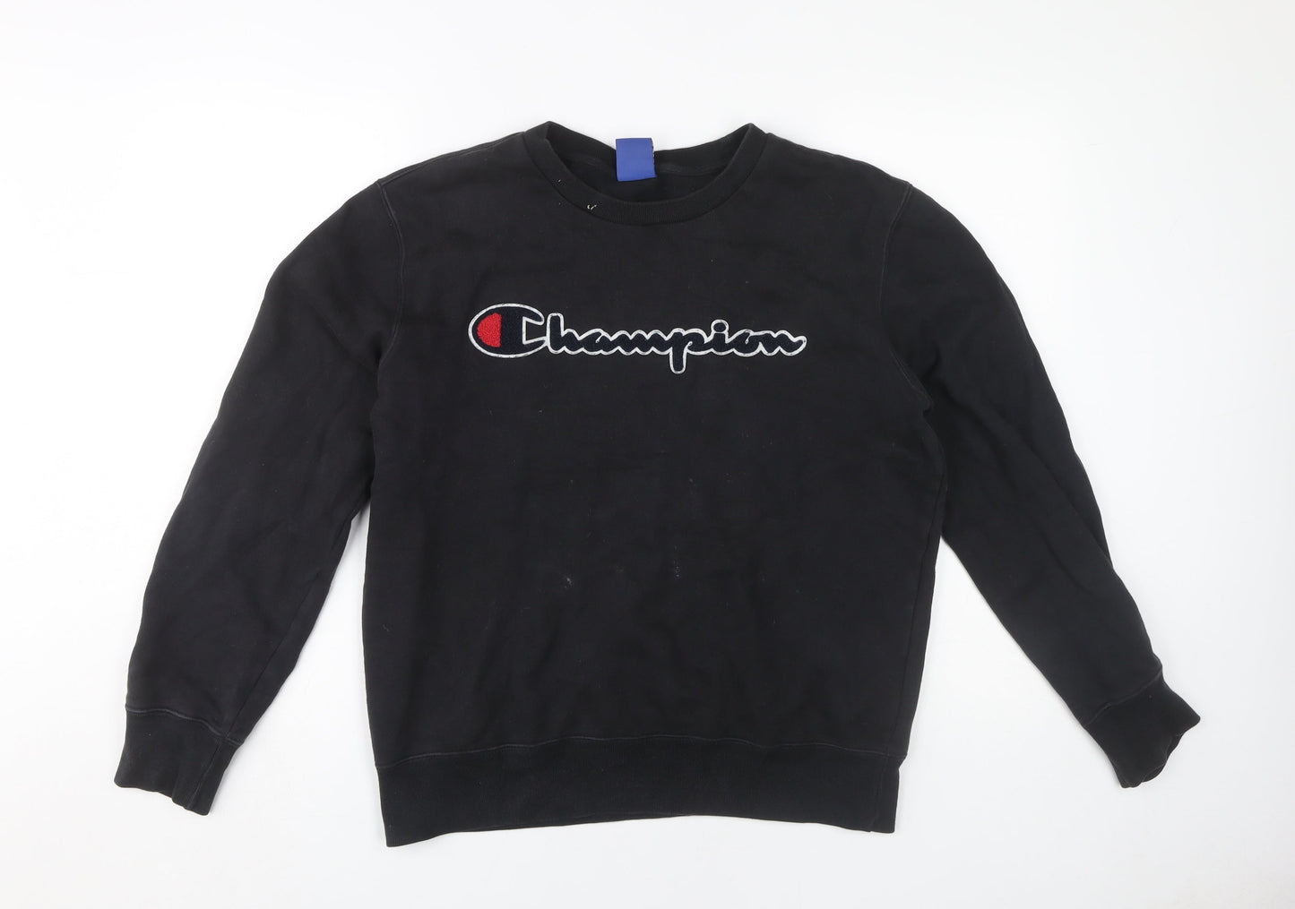 Mens UK Size M Champion Black Pullover Sweatshirt
