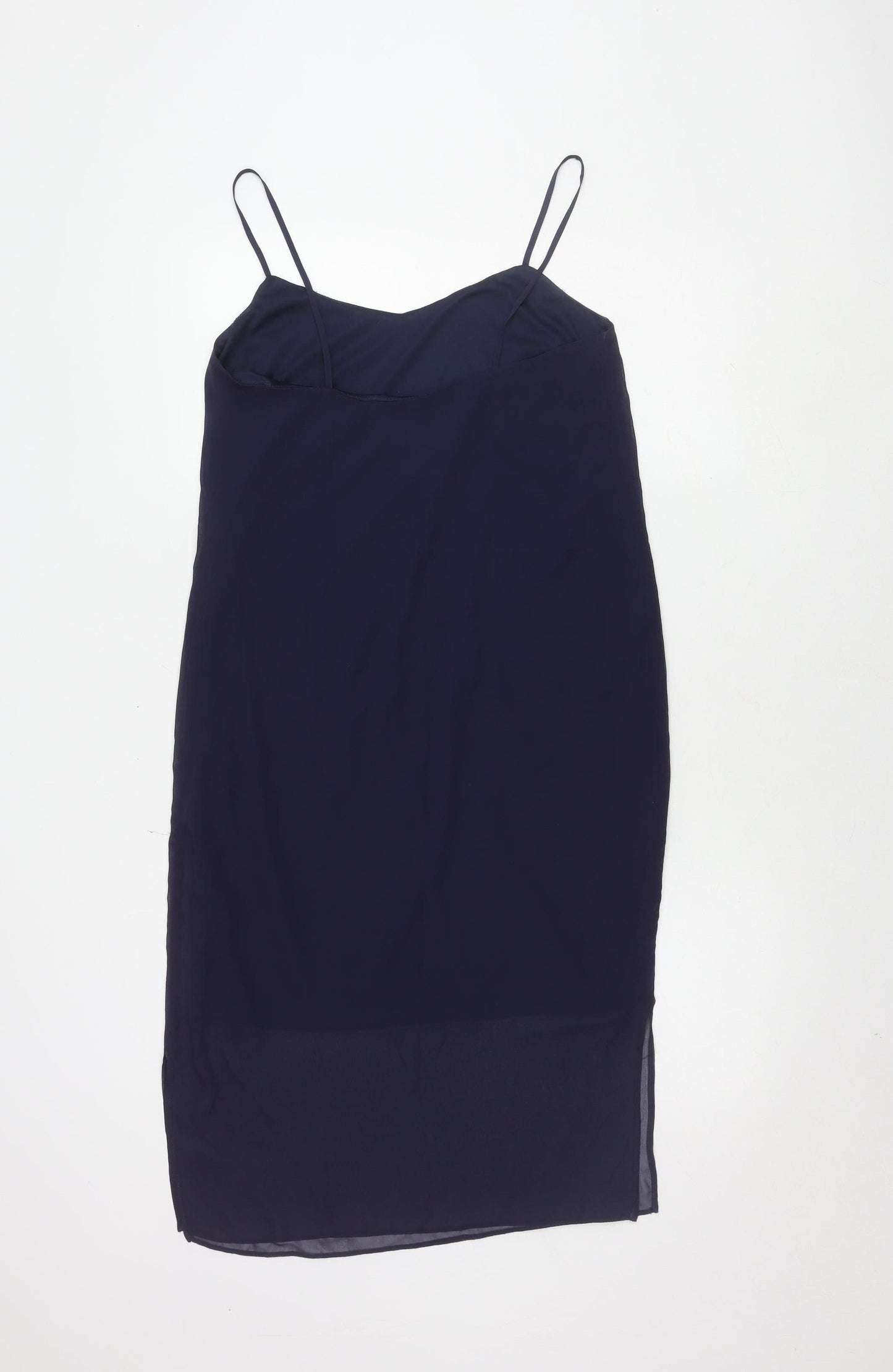 ASOS Women's Blue Slip Dress, Size 10, Sleeveless