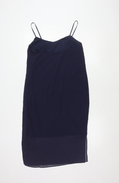 ASOS Women's Blue Slip Dress, Size 10, Sleeveless