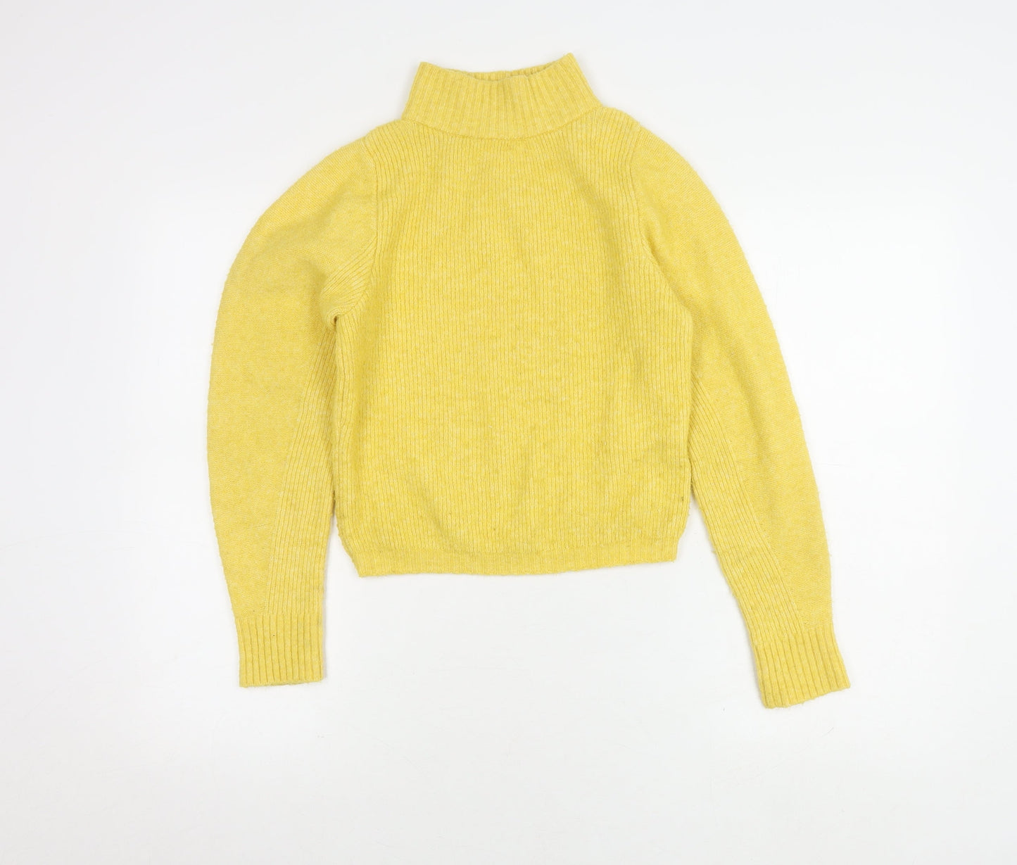 Womens UK Size M Topshop Yellow Pullover Jumper