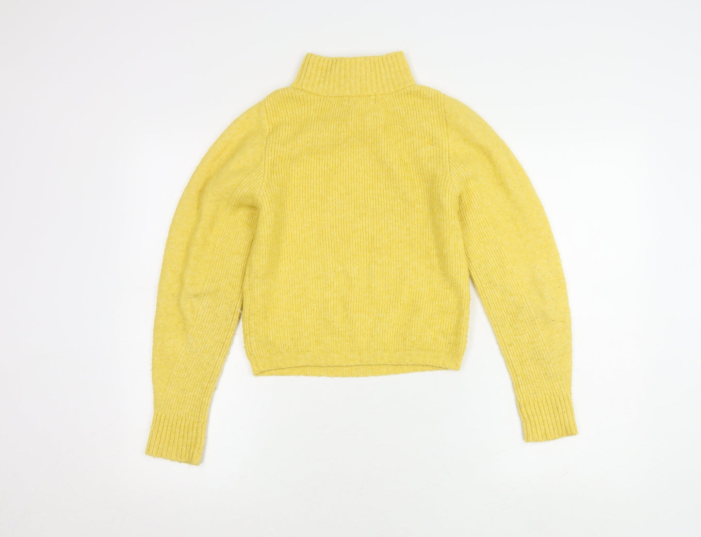 Womens UK Size M Topshop Yellow Pullover Jumper