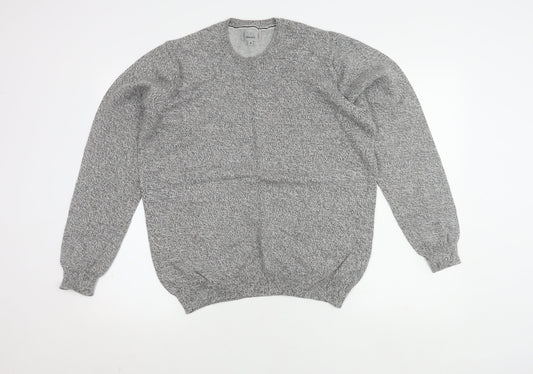 Marks and Spencer Men's Grey Medium Pullover Jumper