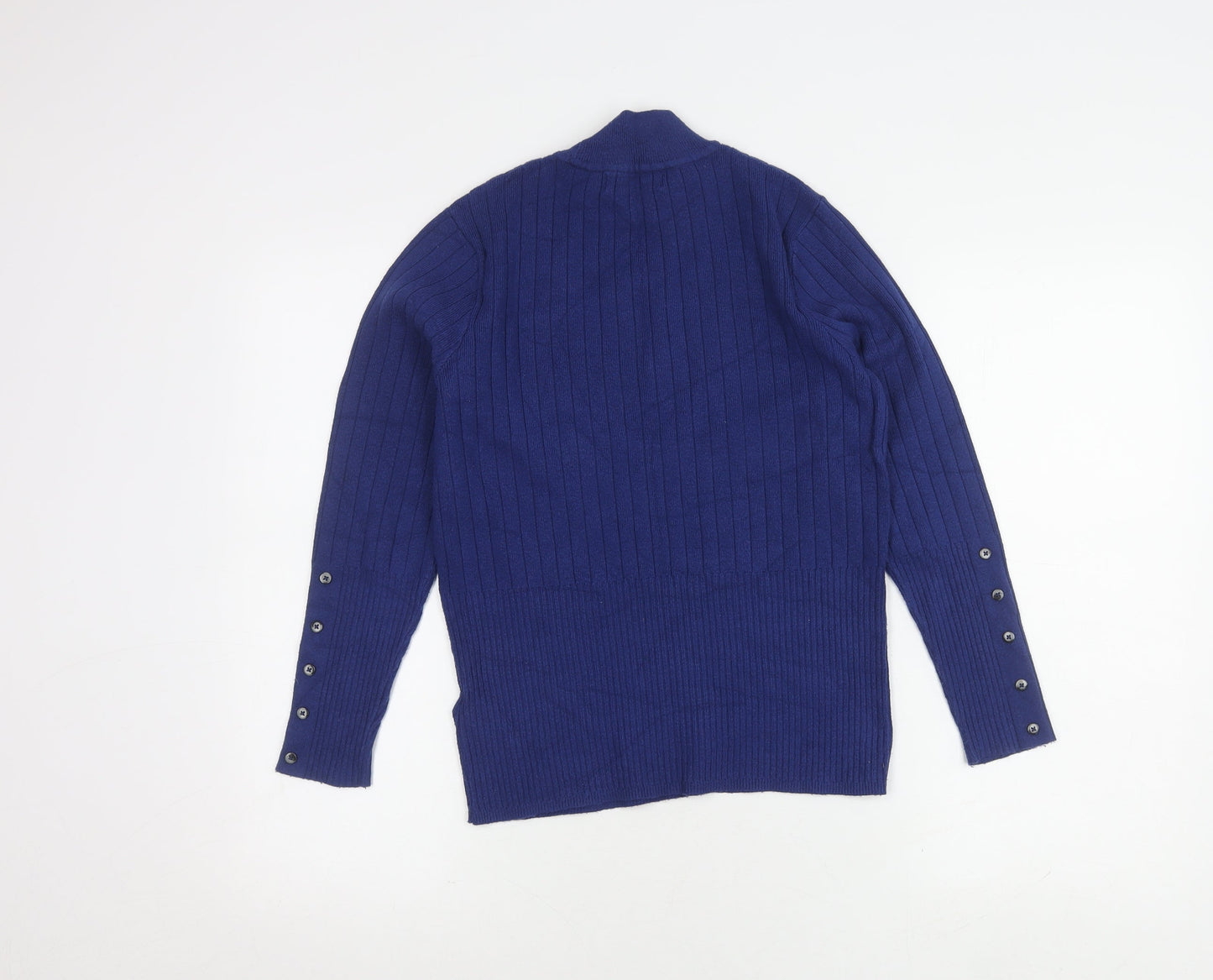 Womens UK Size 12 Marks and Spencer Blue Pullover Jumper