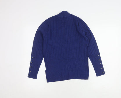 Womens UK Size 12 Marks and Spencer Blue Pullover Jumper