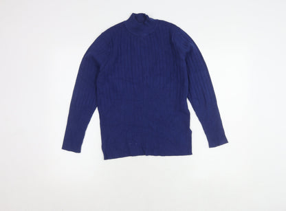 Womens UK Size 12 Marks and Spencer Blue Pullover Jumper