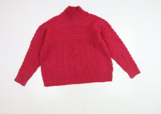 Womens UK Size M NEXT Red Pullover Jumper