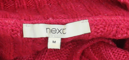 Womens UK Size M NEXT Red Pullover Jumper