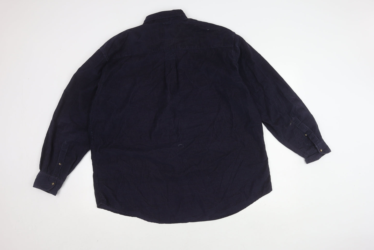 Timberland Men's Blue Corduroy Large Shirt Casual
