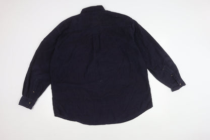 Timberland Men's Blue Corduroy Large Shirt Casual