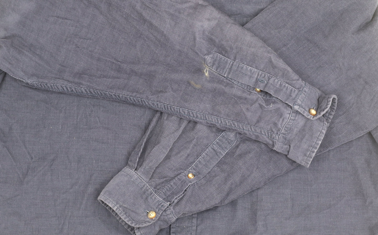 Timberland Men's Blue Corduroy Large Shirt Casual