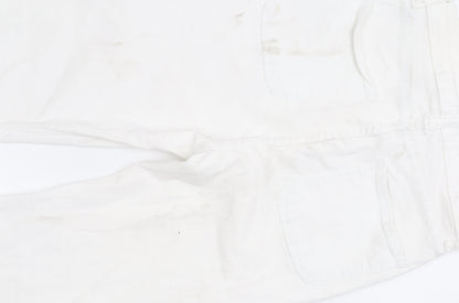 PrettyLittleThing Women's White Jeans Size 6