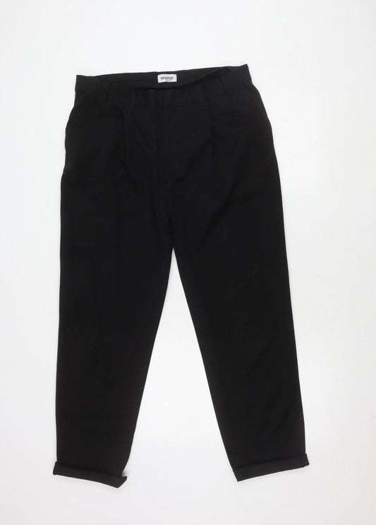 Mens UK Size 52 Weekday   Black Trousers