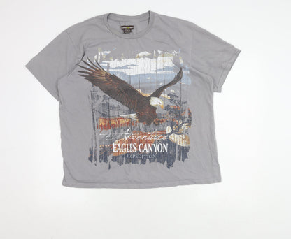 Mens UK Size XL atlas for men Grey  T-Shirt