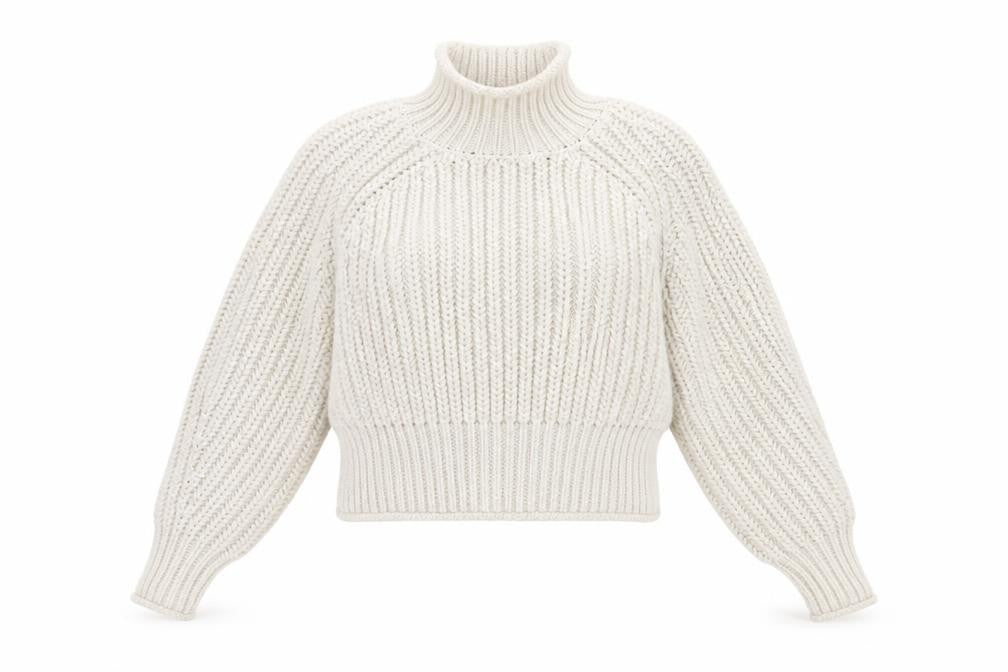 Womens UK Size S H&M White Pullover Jumper