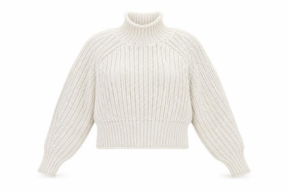 Womens UK Size S H&M White Pullover Jumper
